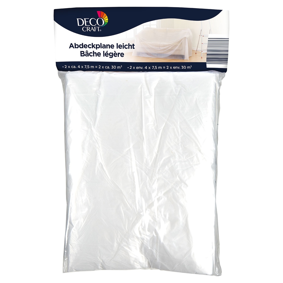 Bild 1 von DECO CRAFT Abdeckplanen 4 m x 7,5 m / 30 m²