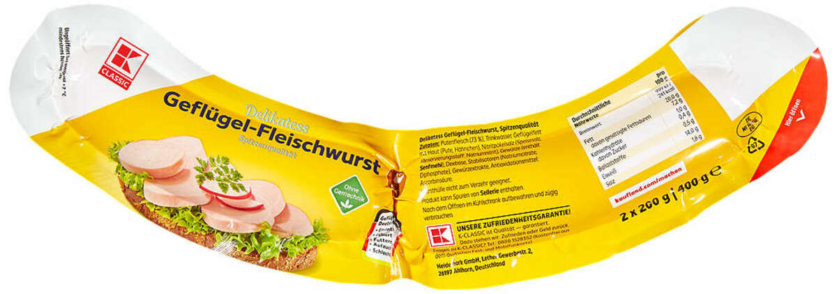 Bild 1 von K-CLASSIC Geflügel-Fleischwurst