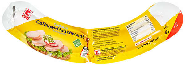 Bild 1 von K-CLASSIC Geflügel-Fleischwurst
