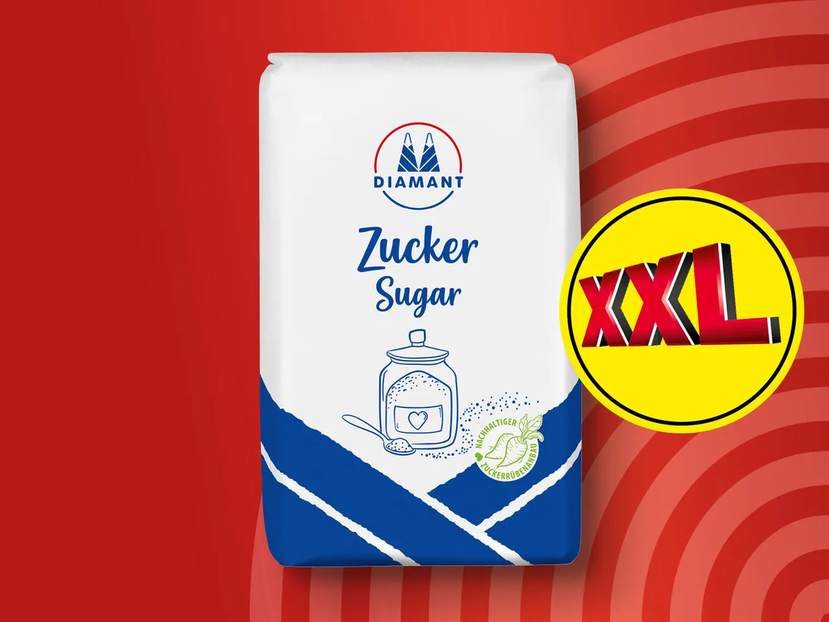 Bild 1 von Diamant Zucker, 
         2 kg