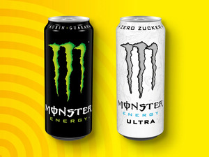 Monster Energy Drink, 
         0,5 l zzgl. -.25 Pfand