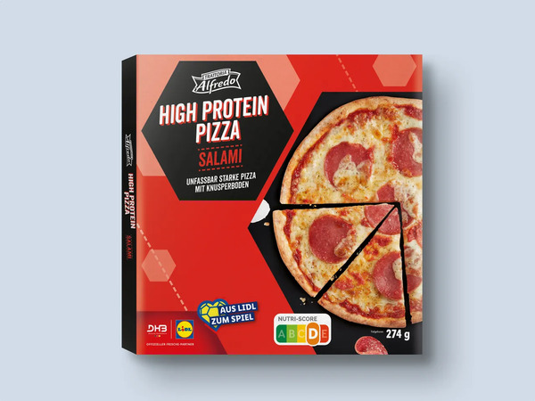 Bild 1 von Trattoria Alfredo High Protein Pizza, 
         274/254 g