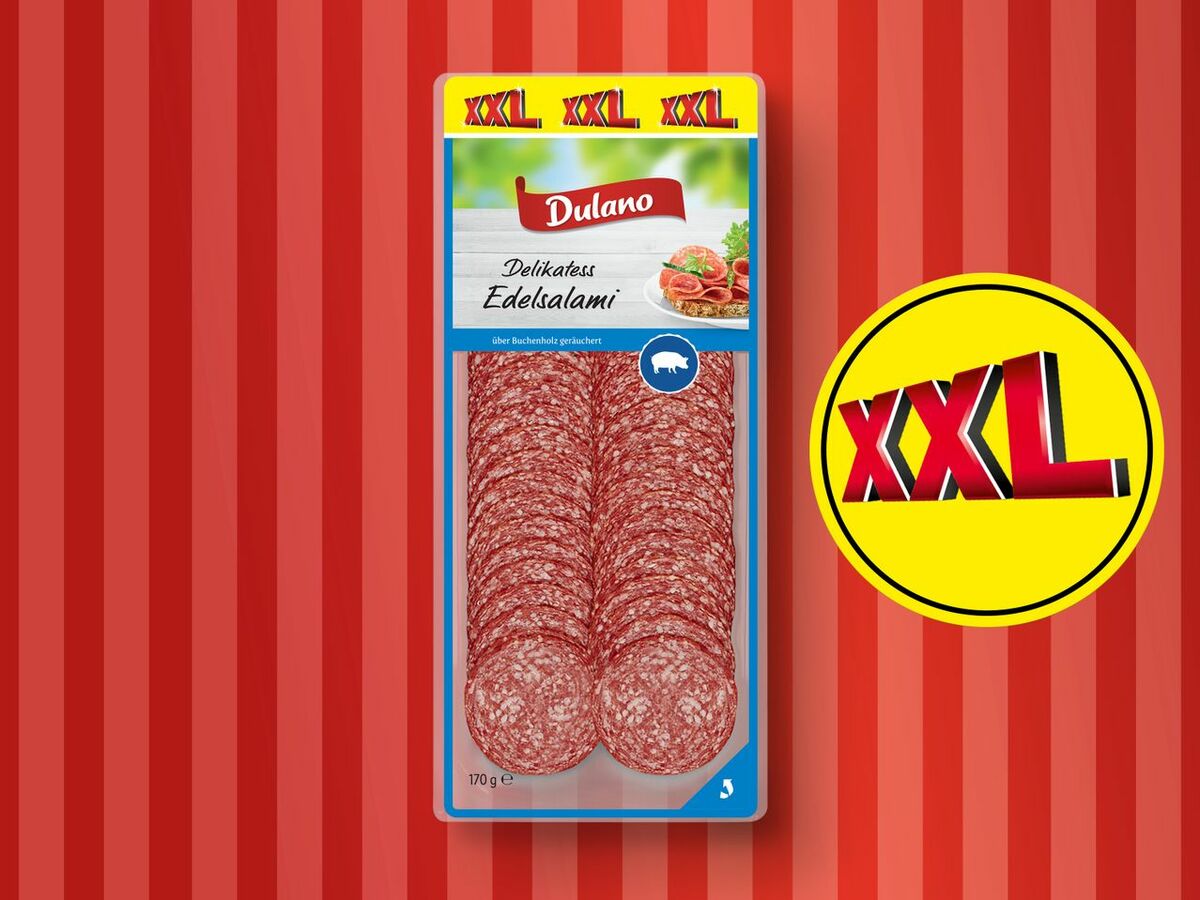 Bild 1 von Dulano Edelsalami geschnitten XXL, 
         170 g