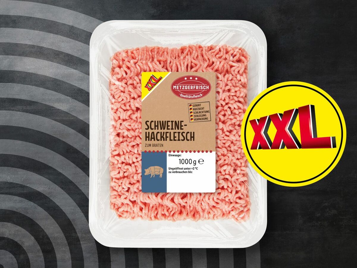 Bild 1 von Metzgerfrisch Frisches Schweine-Hackfleisch XXL, 
         1 kg