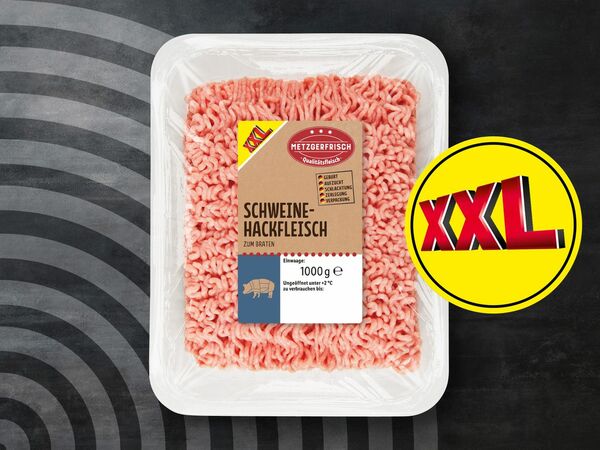 Bild 1 von Metzgerfrisch Frisches Schweine-Hackfleisch XXL, 
         1 kg