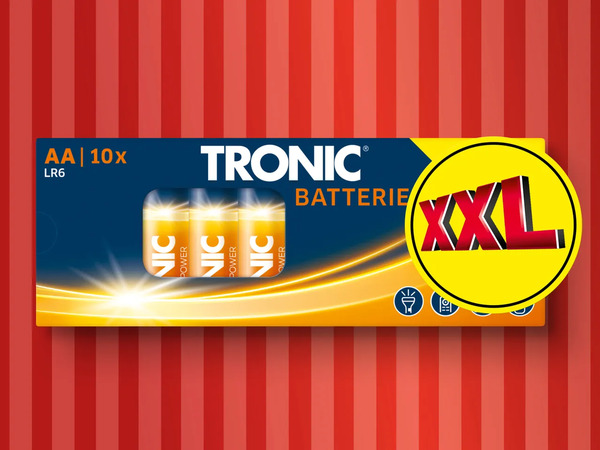Bild 1 von Tronic AA/AAA Batterien XXL, 
         10 Stück