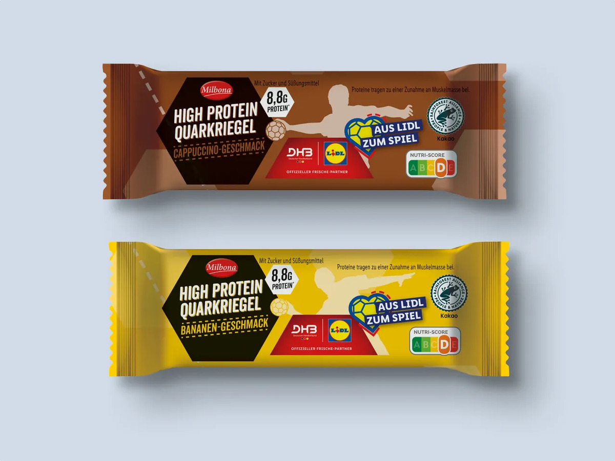 Bild 1 von Milbona High Protein Quarkriegel, 
         40 g