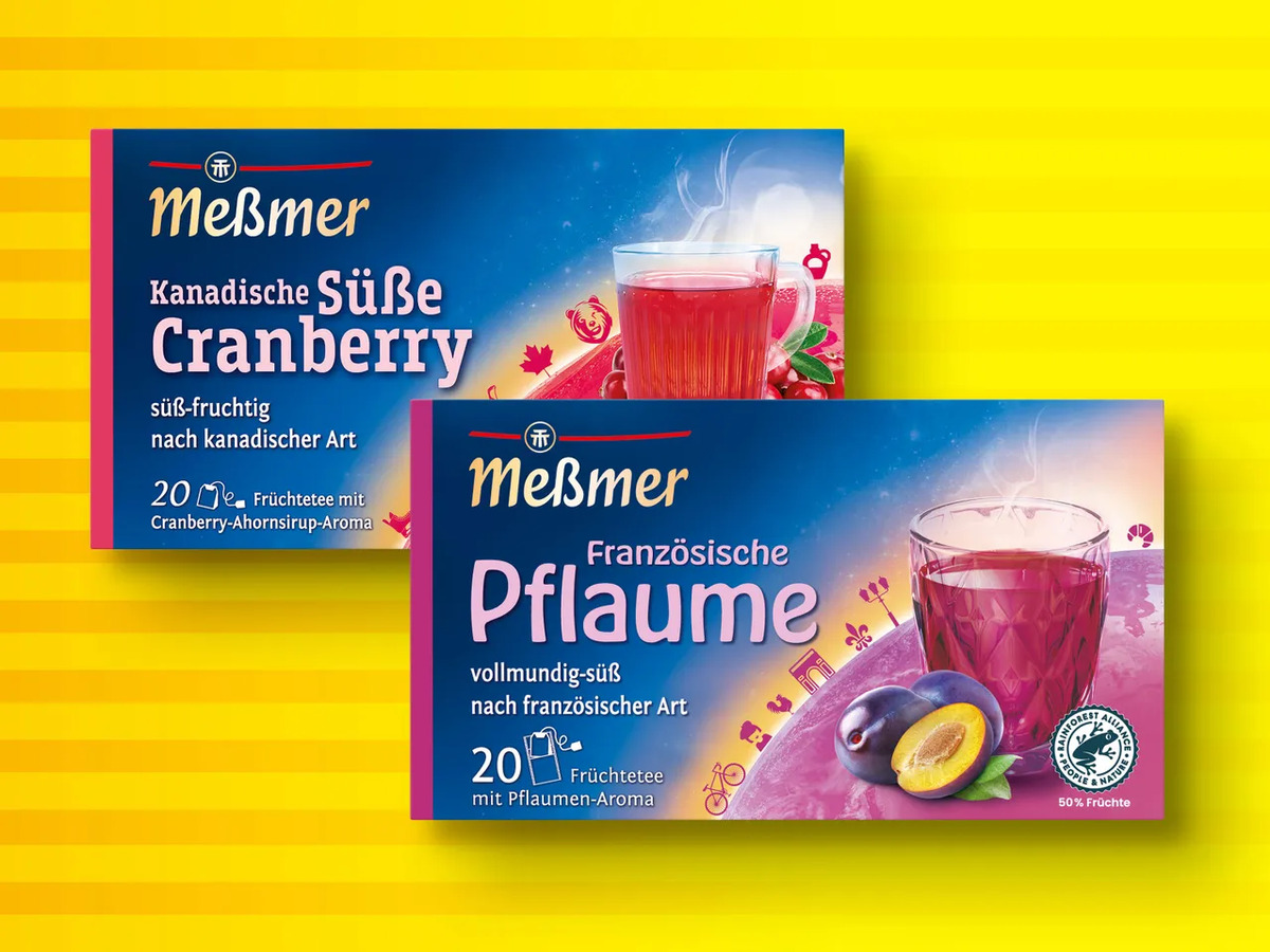 Bild 1 von Meßmer Ländertee, 
         20x 2,5/20x 2,25 g