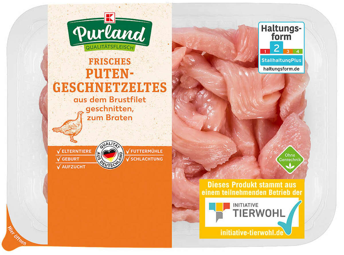 Bild 1 von K-PURLAND Puten-Geschnetzeltes