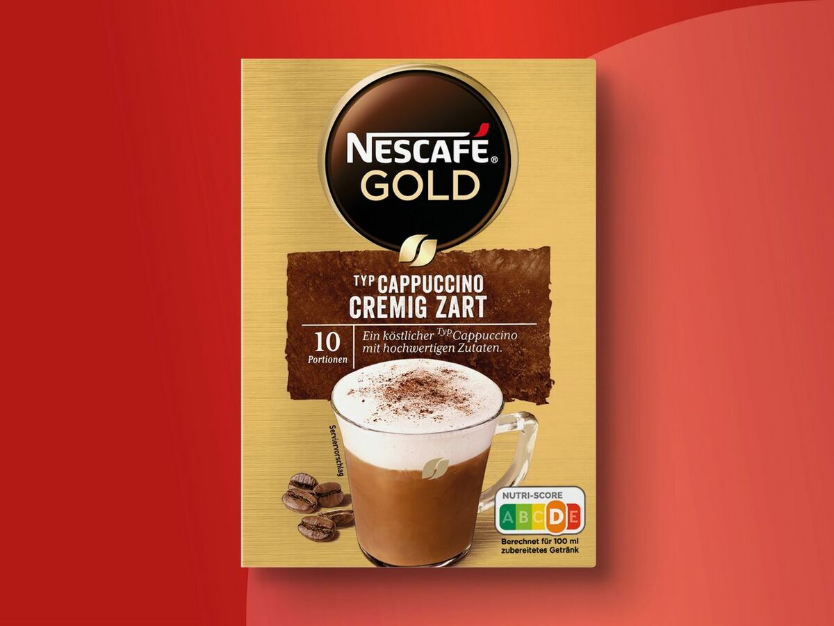 Bild 1 von Nescafé Gold Typ Cappuccino/Latte, 
         140/125/144 g
