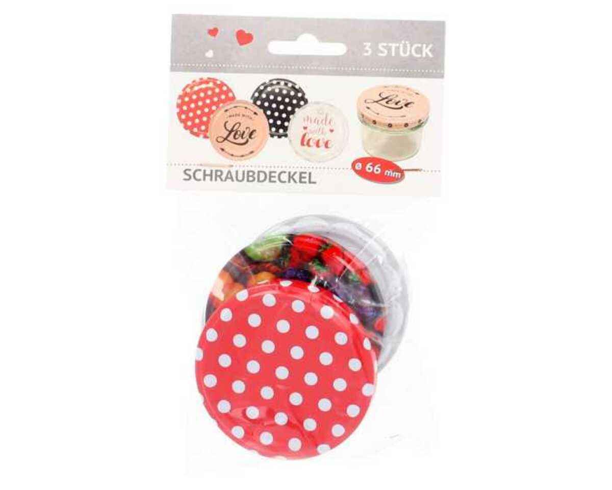 Bild 1 von Schraubdeckel 3er Ø 66mm, versch. Motive
