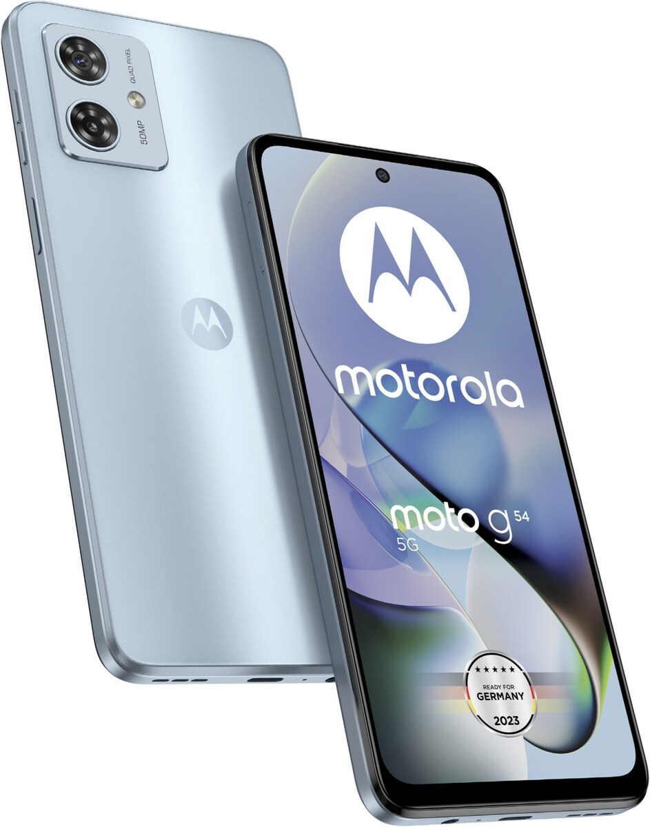 Bild 1 von Moto G54 5G Smartphone glacier blue