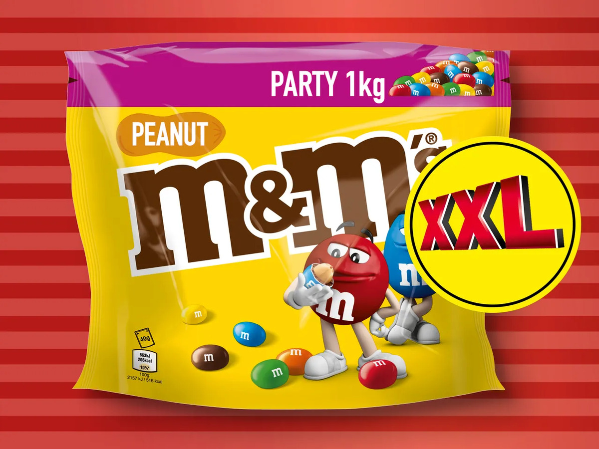 Bild 1 von M&M’s Big Pack, 
         1 kg/850 g