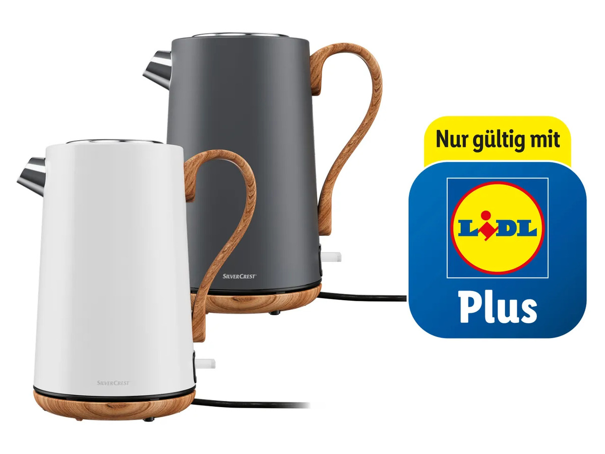 Bild 1 von SILVERCREST® KITCHEN TOOLS Wasserkocher mit Holzoptik, 
         Stück