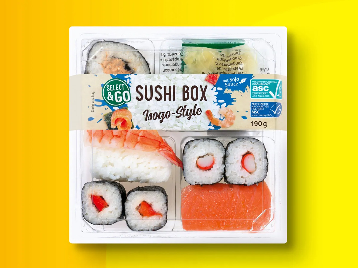 Bild 1 von Select & Go ASC/MSC Sushi Box, 
         190/200 g
