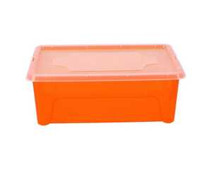 Aufbewahrungsbox 5L, mit Deckel, gelb,orange