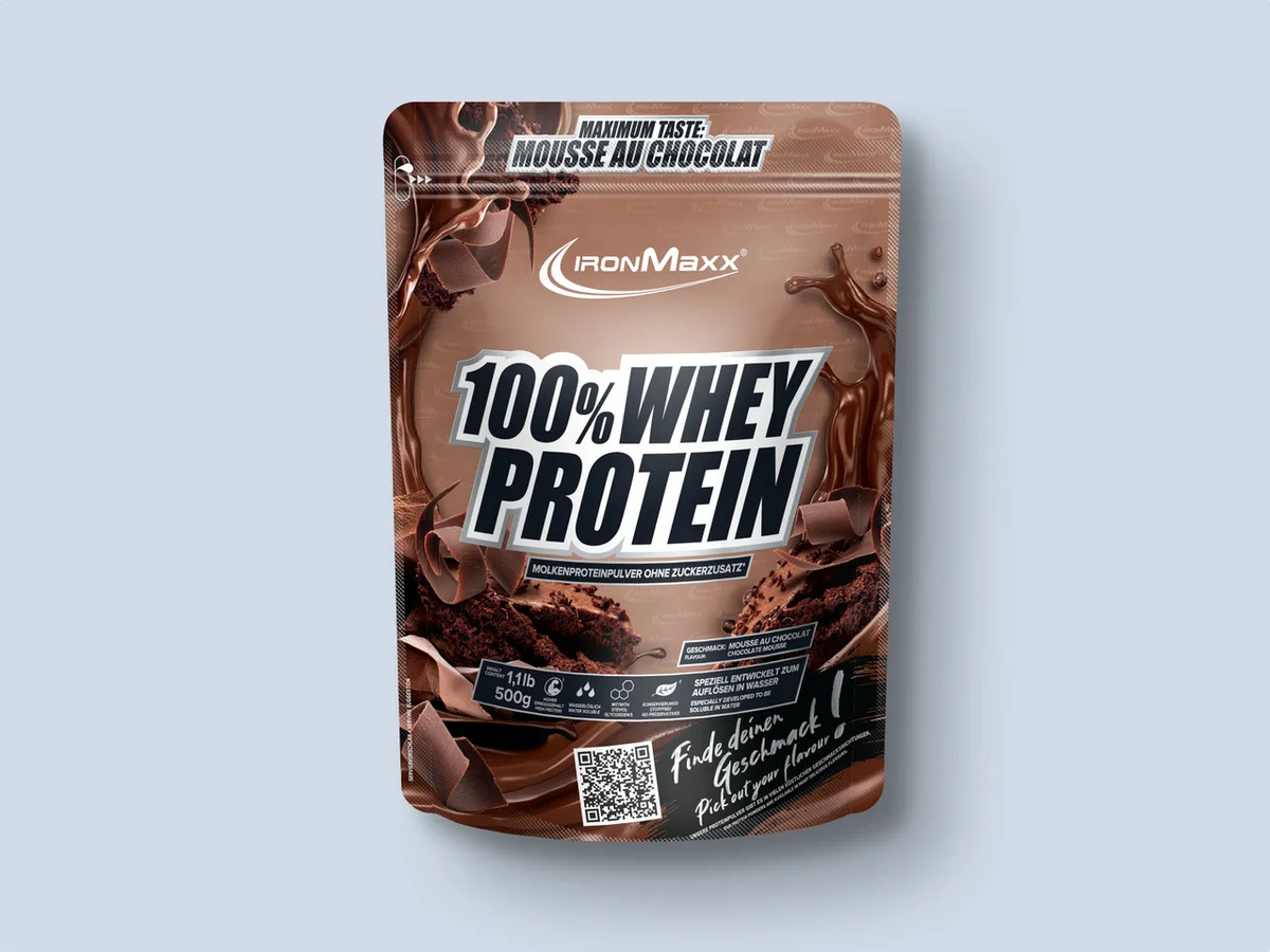 Bild 1 von IronMaxx 100% Whey Protein Mousse au Chocolate, 
         500 g
