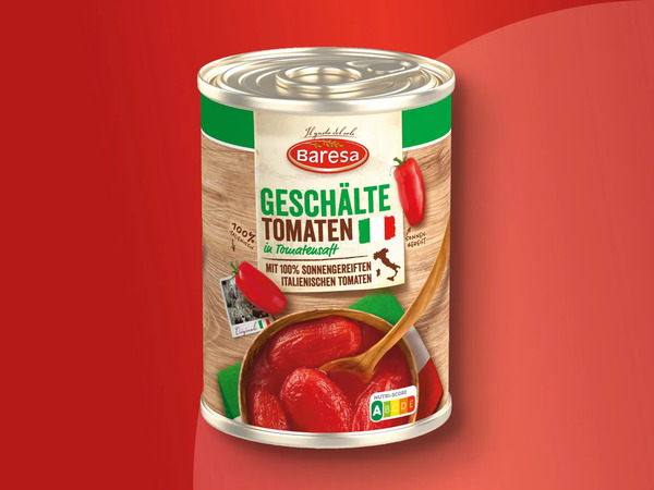 Bild 1 von Baresa Geschälte Tomaten, 
         425 ml; Abtropfgewicht: 240 g