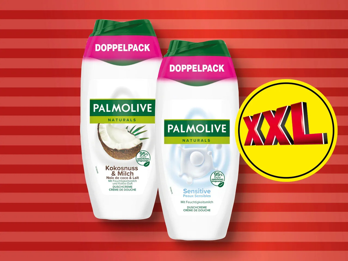 Bild 1 von Palmolive Cremedusche XXL, 
         2x 250 ml