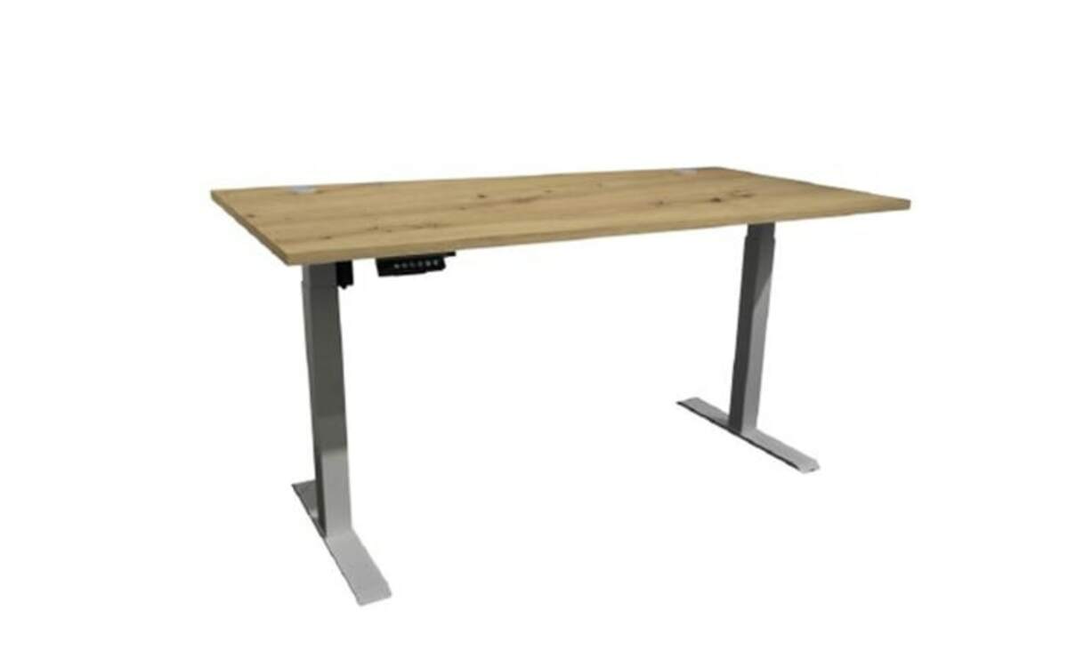 Bild 1 von Schreibtisch Pronto 2, Eiche-Nachbildung, inkl. Höhenverstellung