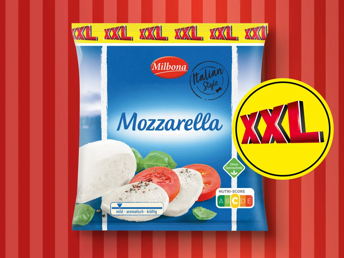 Bild 1 von Milbona Mozzarella XXL, 
         250 g