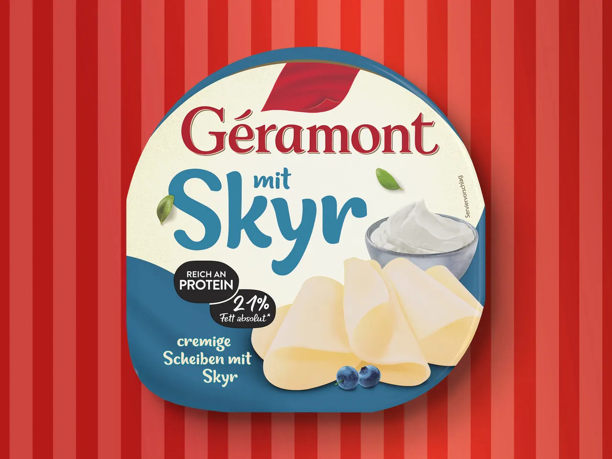 Bild 1 von Géramont mit Skyr Scheiben, 
         150 g