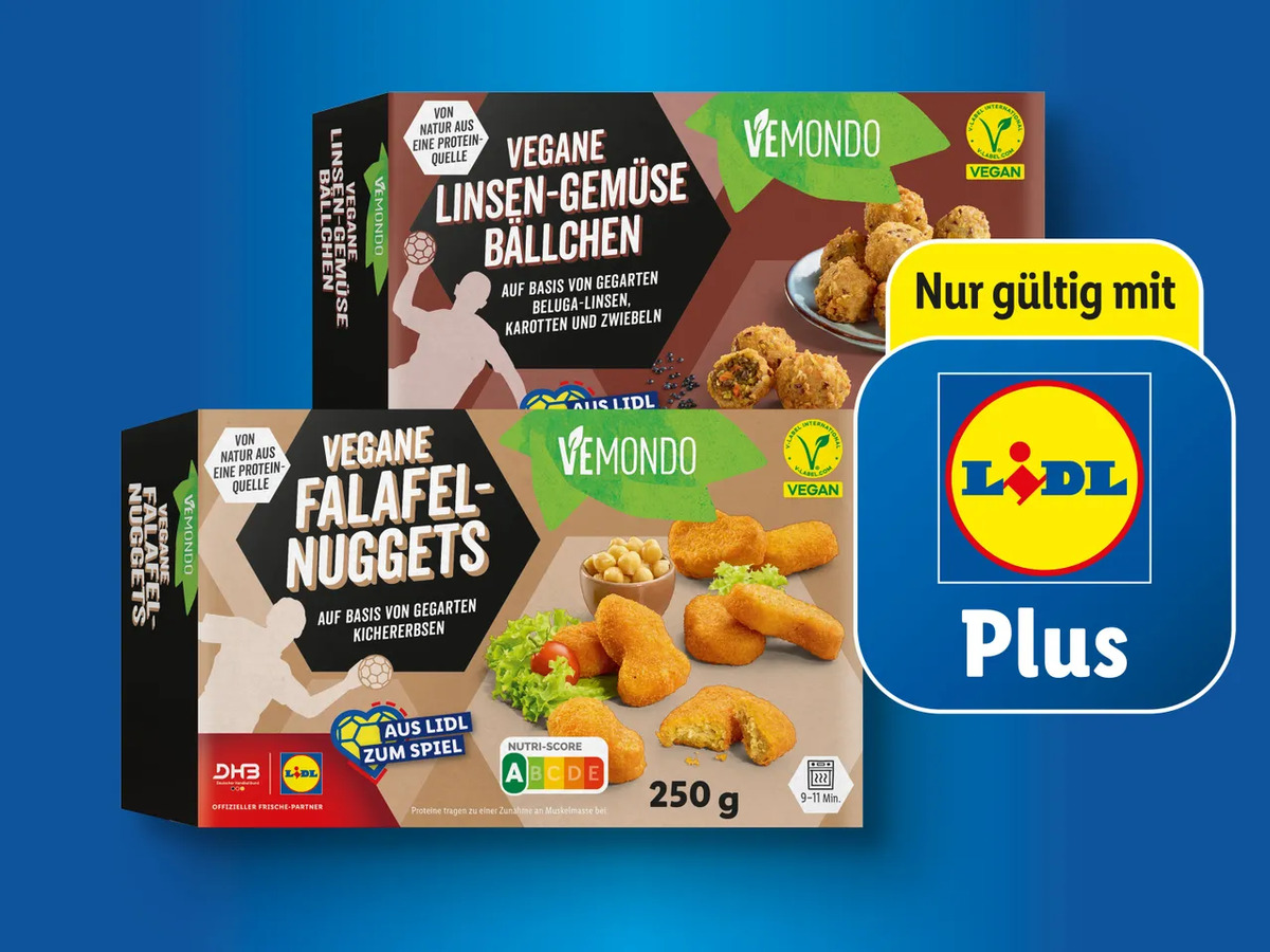 Bild 1 von Vemondo Vegane Nuggets/Bällchen, 
         250 g