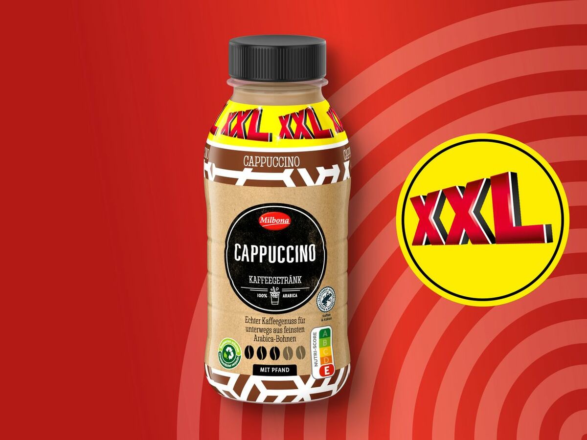Bild 1 von Milbona Kaffeegetränk XXL, 
         380 ml zzgl. -.25 Pfand