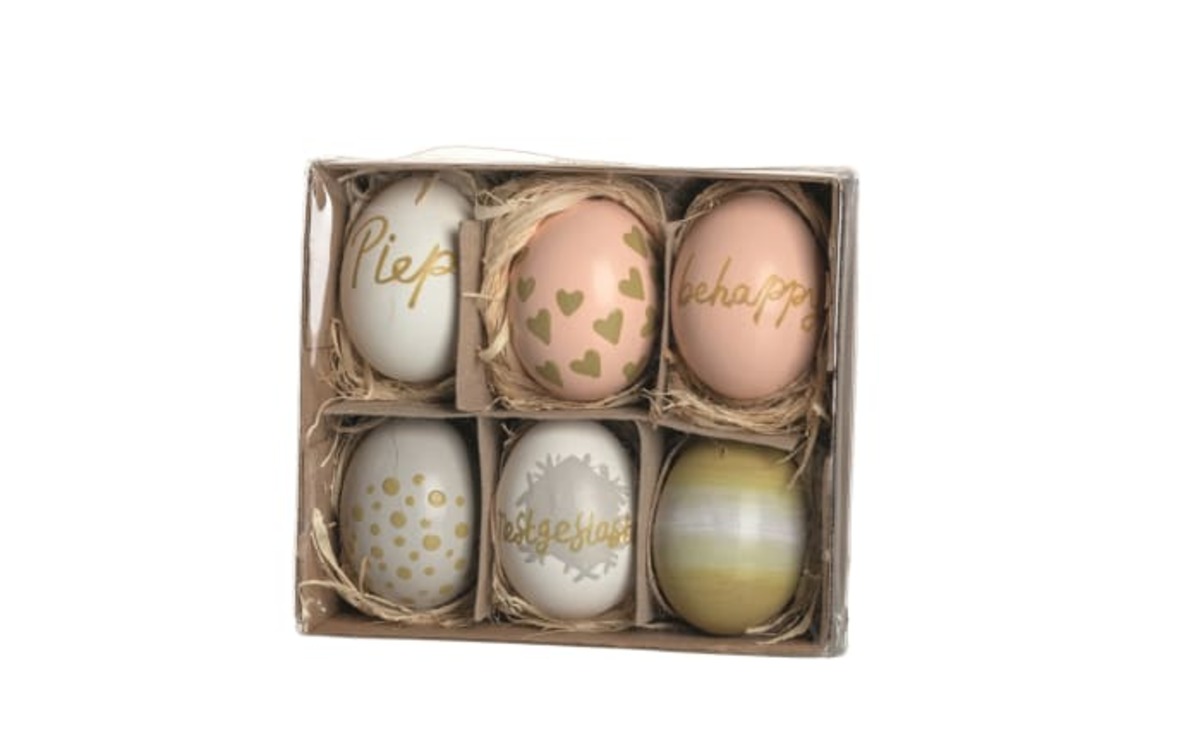 Bild 1 von Eier Pesaro, bunt, 6er Set