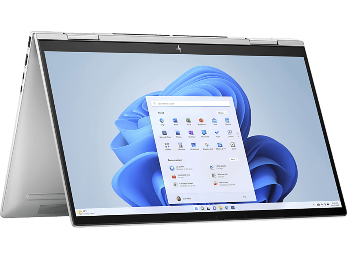 Bild 1 von HP ENVY x360 15-fe0377ng, Convertible, mit 15,6 Zoll Display Touchscreen, Intel® Core™ i7 Prozessor, 16 GB RAM, 1 TB SSD, Intel®, Iris® Xe, Silber Windows 11 Home (64 Bit)