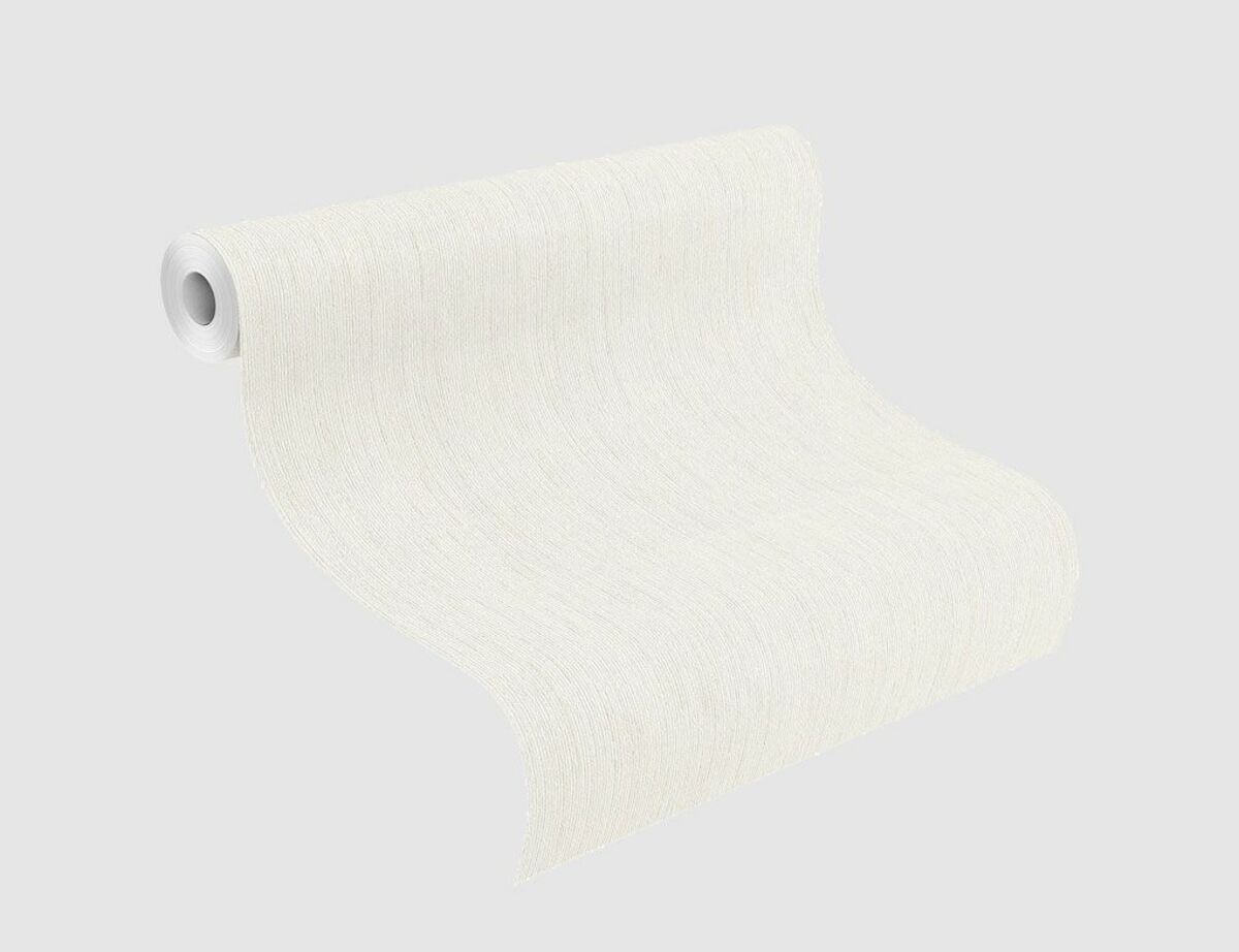 Bild 2 von Vliestapete Glanzeffekt Weiß