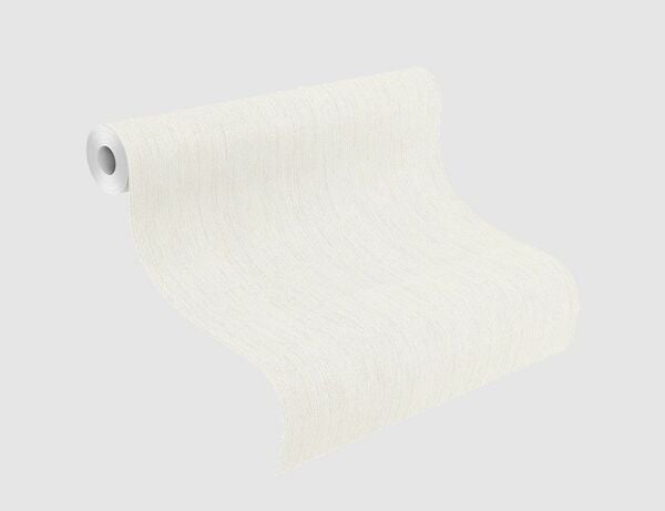 Bild 2 von Vliestapete Glanzeffekt Weiß