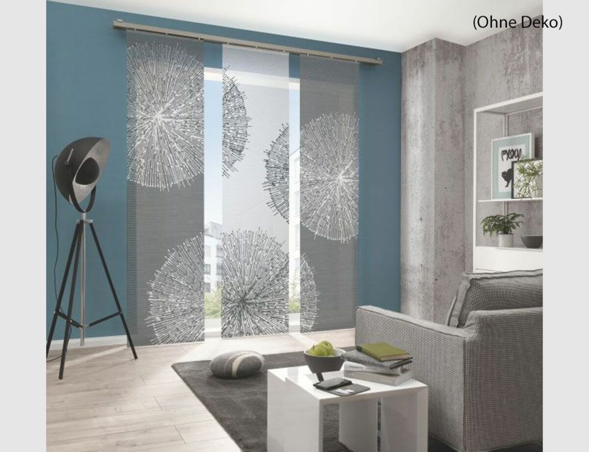 Bild 1 von Schiebevorhang Creston Grau 3er