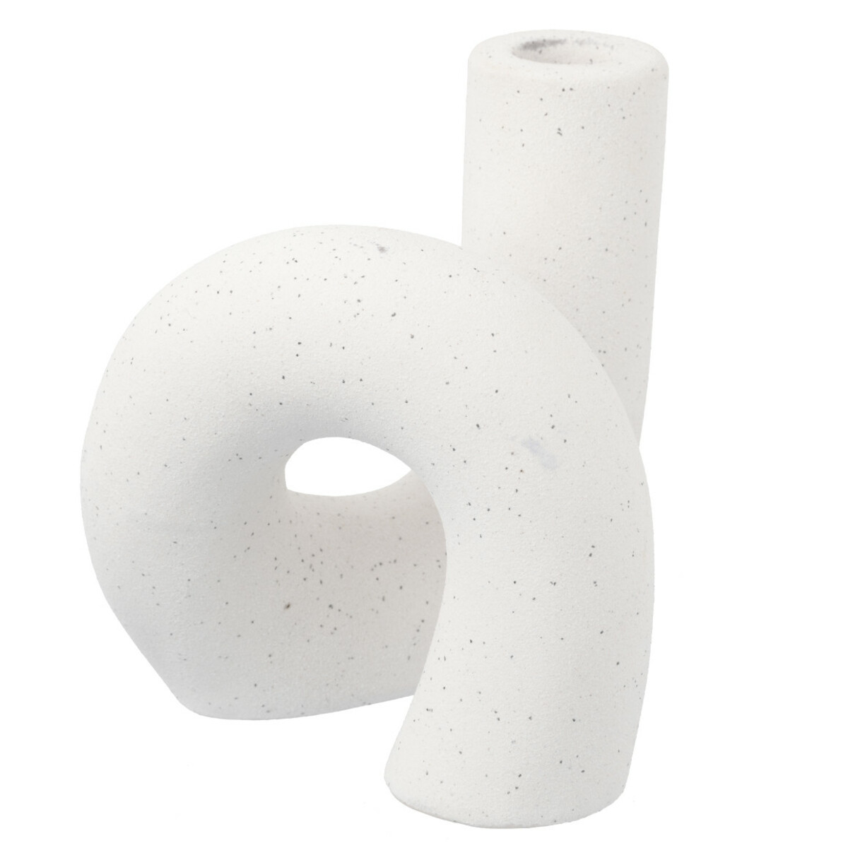 Bild 1 von Kerzenhalter mit Knoten WEISS