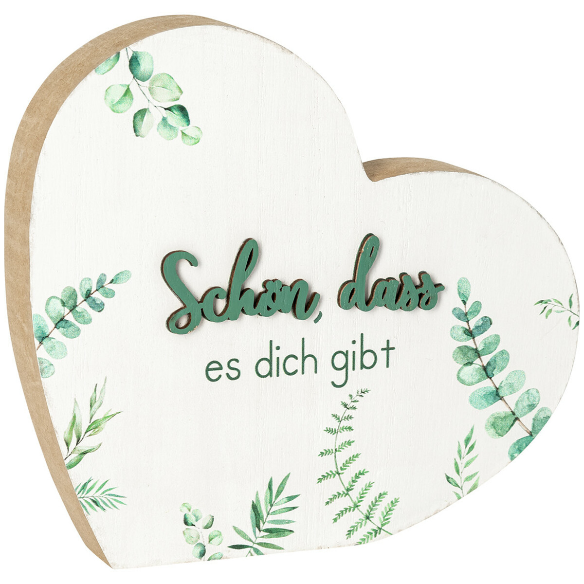 DekoAufsteller Herz mit Spruch NATUR / WEISS von Ernstings Family ansehen!