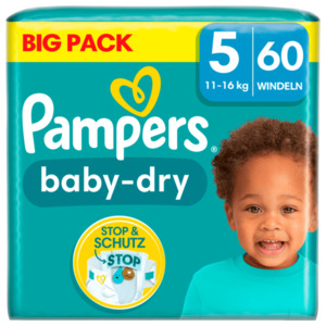 Pampers Baby Dry Gr.5 11-16kg Big Pack 60 Stück