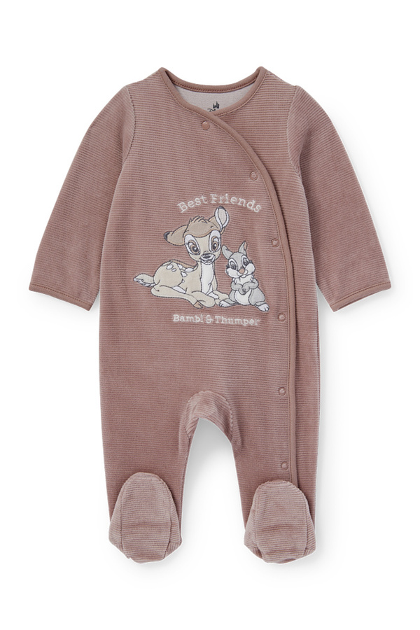 Bild 1 von C&A Bambi-Baby-Schlafanzug, Braun, Größe: 50