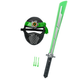 Simba Ninja Schwert und Maske mit Lichteffekt GRÜN