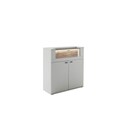 Bild 1 von CASAVANTI Highboard LISSABON modern white 110 x 118 cm