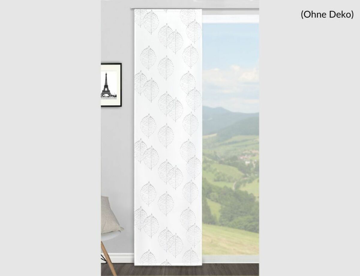 Bild 1 von Schiebevorhang Mara Weiß, Silber