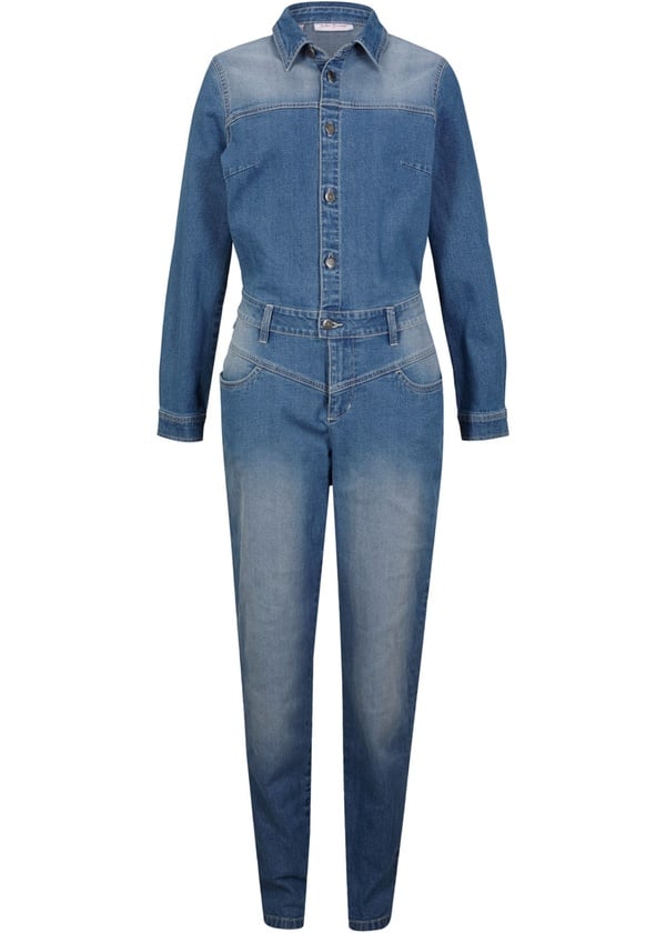 Bild 1 von Jeans-Overall mit Stretch, 54, Blau