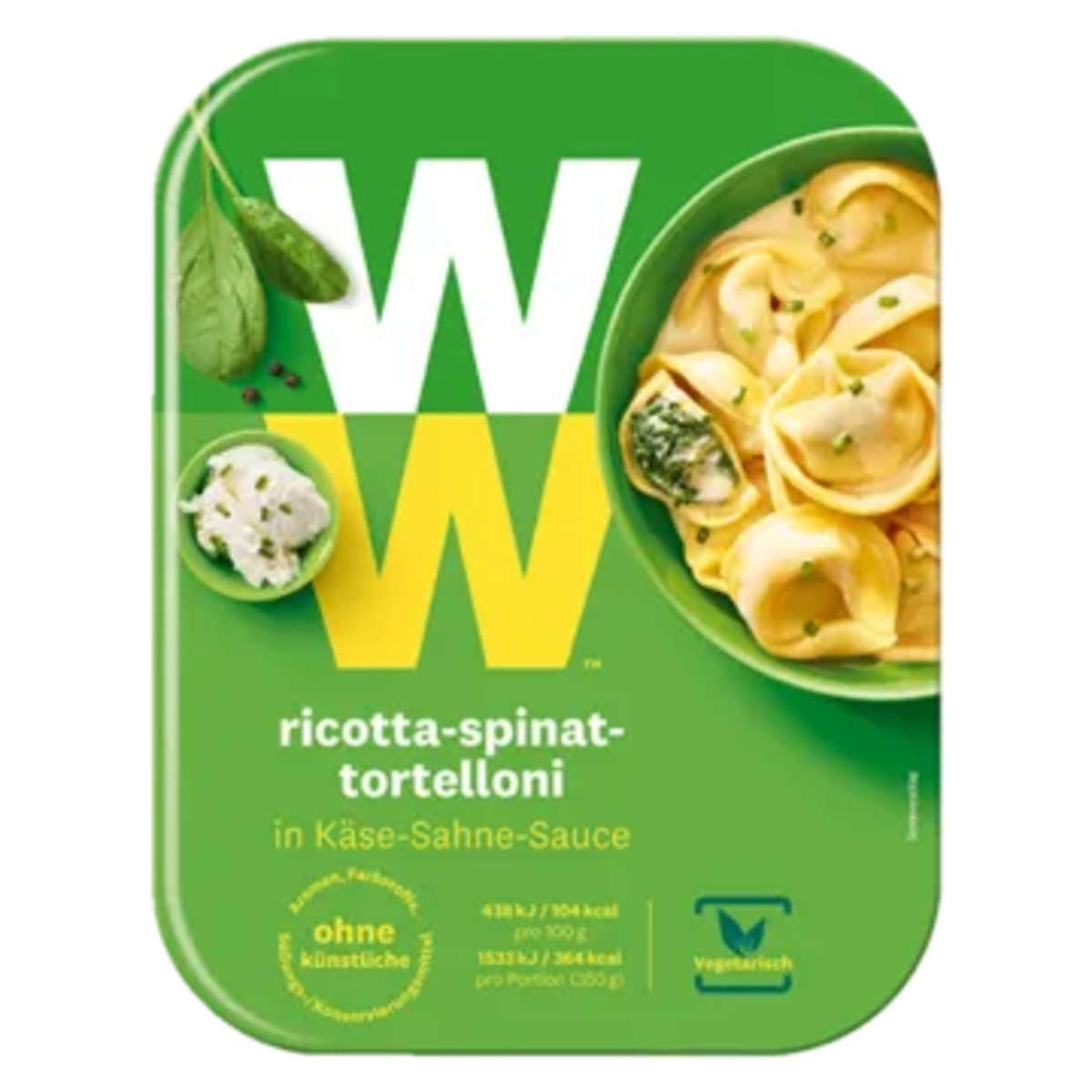Bild 1 von WW Fertiggericht Ricotta-Spinat-Tortelloni