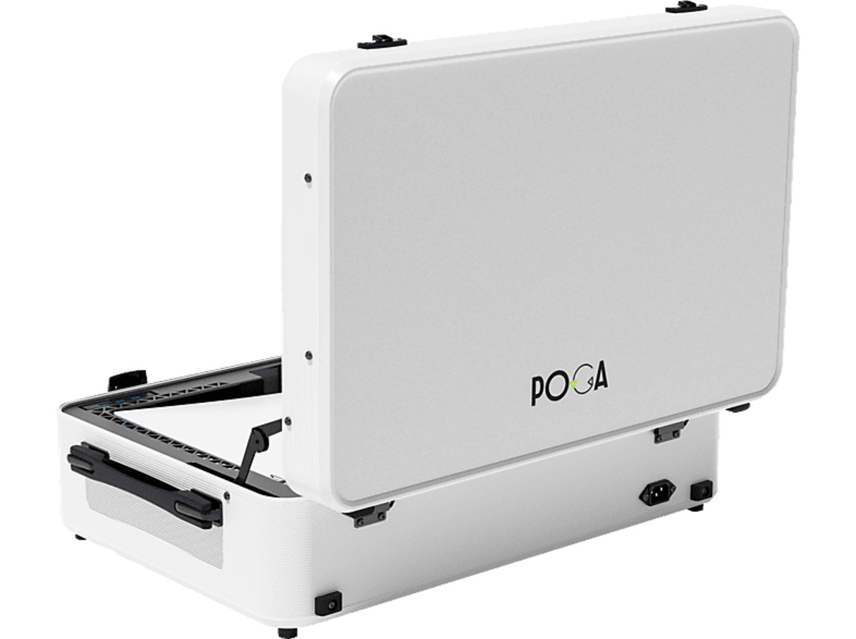 Bild 1 von POGA Lux White - PS5 Inlay Gamingkoffer, Weiß