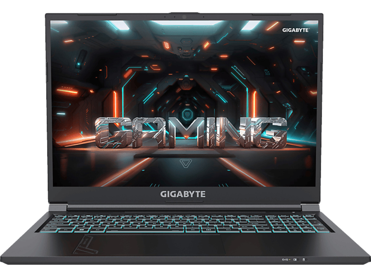Bild 1 von GIGABYTE G6 KF-H3DE854SD, Gaming Notebook, mit 16 Zoll Display, Intel® i7-13620H Prozessor, GB RAM, 1 TB SSD, NVIDIA, GeForce RTX™ 4060, Schwarz Kein Betriebssystem