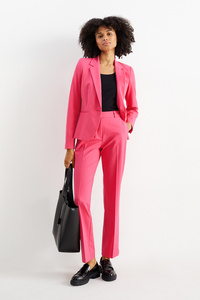 C&A Business-Hose-Mid Waist-Straight Fit, Pink, Größe: 34