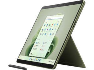 MICROSOFT Surface Pro 9, 2-in-1 Tablet mit 13 Zoll Display, Intel® Core™ i5 Prozessor, 8 GB RAM, 256 SSD, Iris® Xe-Grafik , Waldgrün