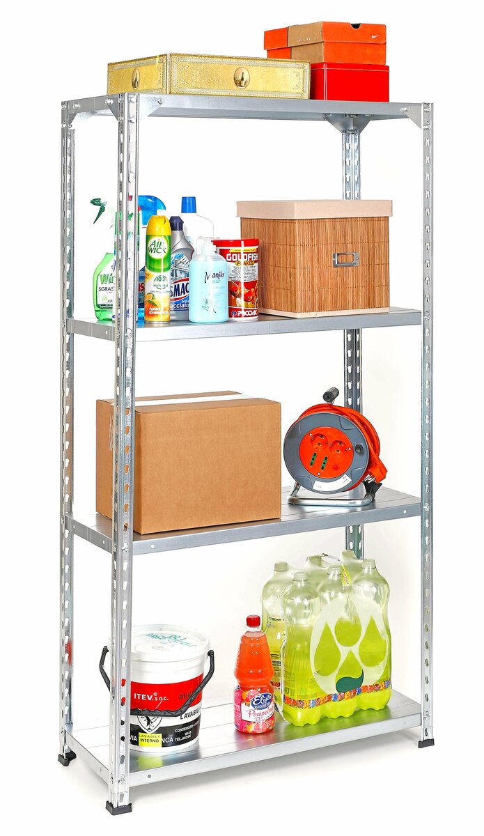 Bild 1 von Metallkellerregal  ca. 150 x 75 x 30 cm