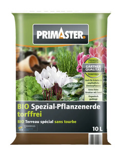Primaster Bio Spezialpflanzerde torffrei 10 L