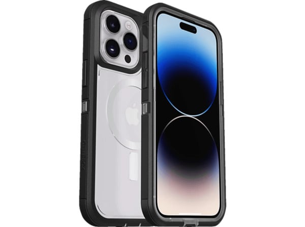 Bild 1 von OTTERBOX Defender XT, Backcover, Apple, iPhone 14 Pro Max, Transparent/Schwarz