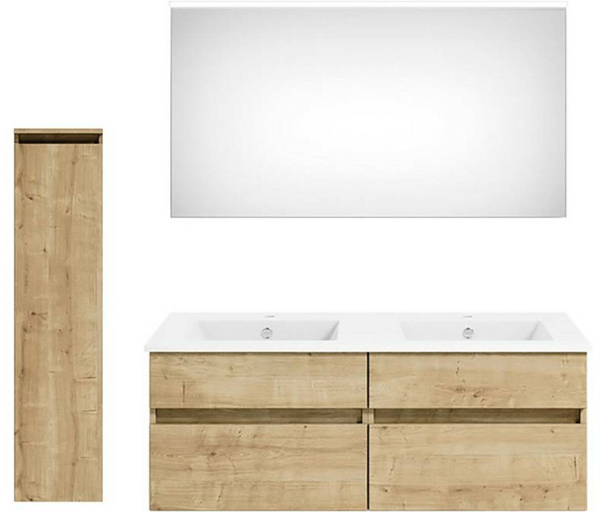 Bild 1 von Puris Badkombination GET2YOU 21, Holznachbildung